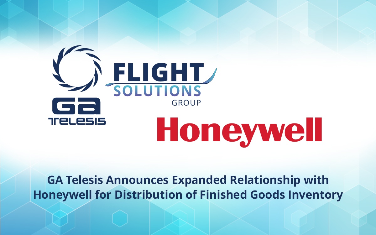 GA Telesis Announces Expanded Relationship with Honeywell for Distribution of Finished Goods Inventory