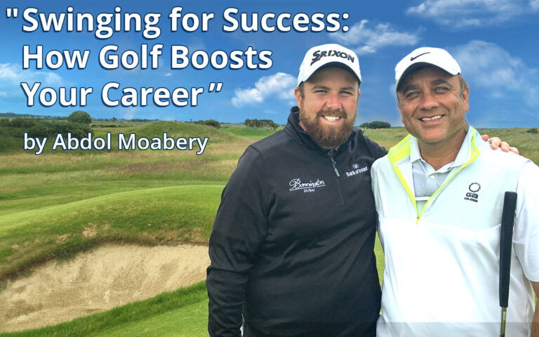 Swinging for Success: How Golf Boosts Your Career – By Abdol Moabery
