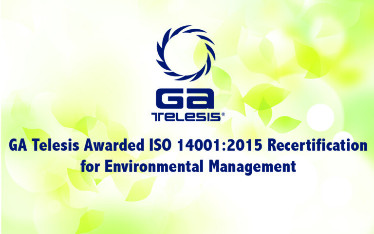 GA Telesis Awarded ISO 14001:2015 Recertification for Environmental Management