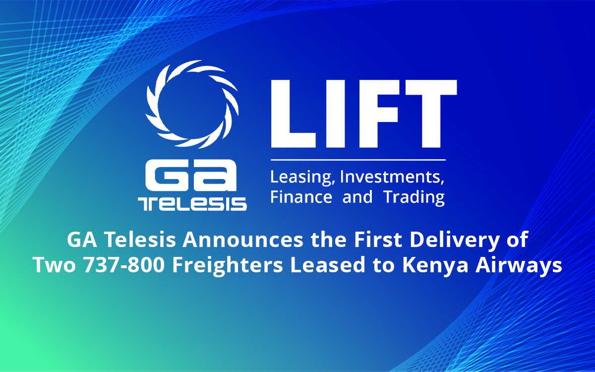 GA Telesis, LLC (“GAT”) the pioneering leader in integrated aviation services, announces the first of two deliveries of Boeing 737-800SF freighters to Kenya Airways. The aircraft is part of the GA Telesis owned fleet and was delivered to Kenya Airways as part of a two aircraft transaction.